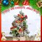 40PCS Mini Bows with Bells, Tiny Christmas Bows Small Bowknot Ornament for Crafts Wreath Christmas Tree Decoration